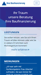 Mobile Screenshot of ihre-baufinanzierung.de